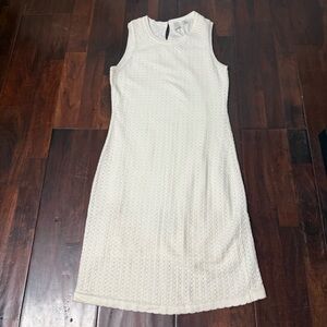Joie White Sleeveless Knit Sweater Dress Women’s Size Medium